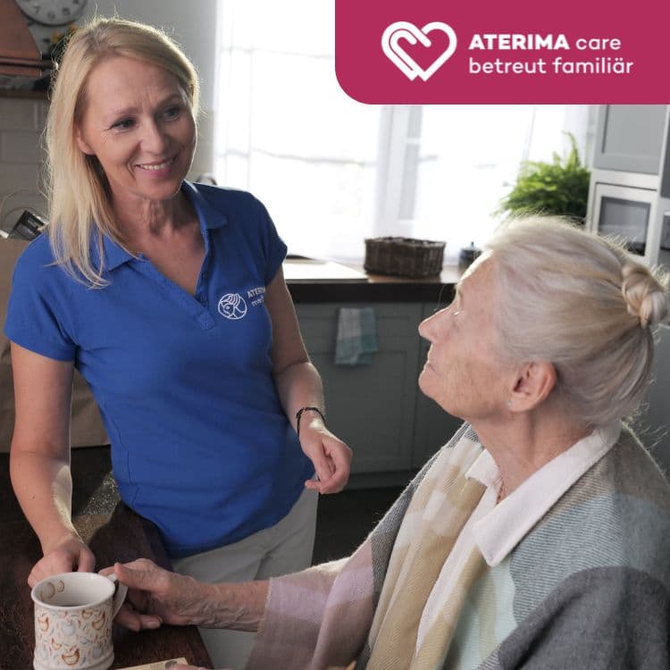 ATERIMA CARE | Herzliche 24 Stunden Seniorenbetreuung | Häusliche Pflege optimal gestalten